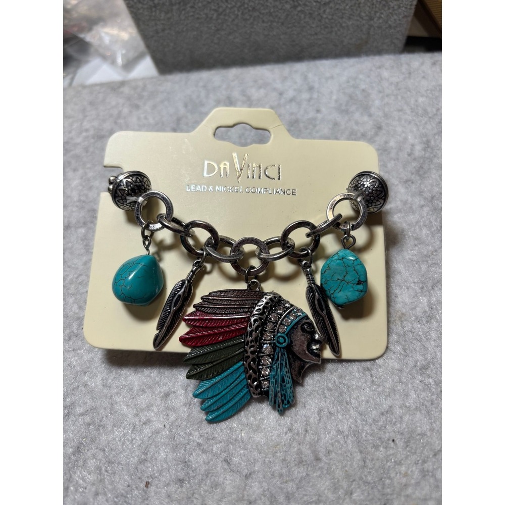 #12. Native American Multicolored Stretch Bracelet